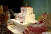 キューポッシュ1さい☆生誕祭　ケーキの巨大ベース