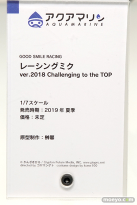アクアマリン レーシングミク　ver.2018 Challenging ti the TOP 榊馨 フィギュア 11