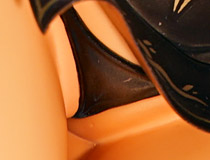 食い込みすぎなエロパンツ見放題！ホビージャパン新作フィギュア「大褐色時代　フィレナ・ワール」彩色サンプルがアキバで展示！