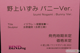 第7回 ネイティブグループ合同展示会（エロホビ） エロ フィギュア キャストオフ  イジラレ～復讐催●～ 野上いずみ バニーVer. 永野健民 愛上陸 23