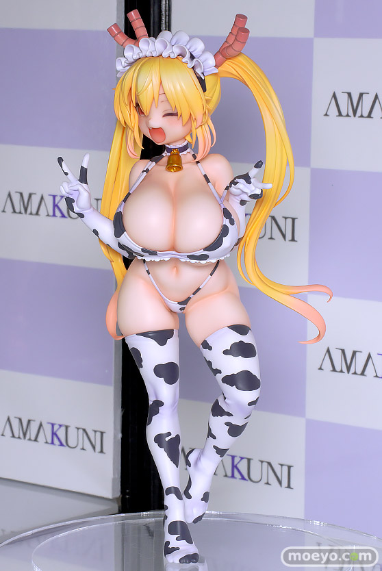 ふホビージャパン AMAKUNI 小林さんちのメイドラゴン トール 牛柄ビキニVer. 日不見ひずみ PLAMODE メガホビEXPO2024 Past to the Future フィギュア 03