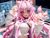 クレーネル新作美少女フィギュア「ホロライブプロダクション 博衣こより」彩色サンプルがアキバで展示！