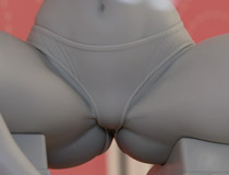 【WF2025冬】【アダルトフィギュア】PINKMANGO新作エロフィギュア「早乙女たつき ボーイッシュ陸上部ちゃん」監修中原型が展示！