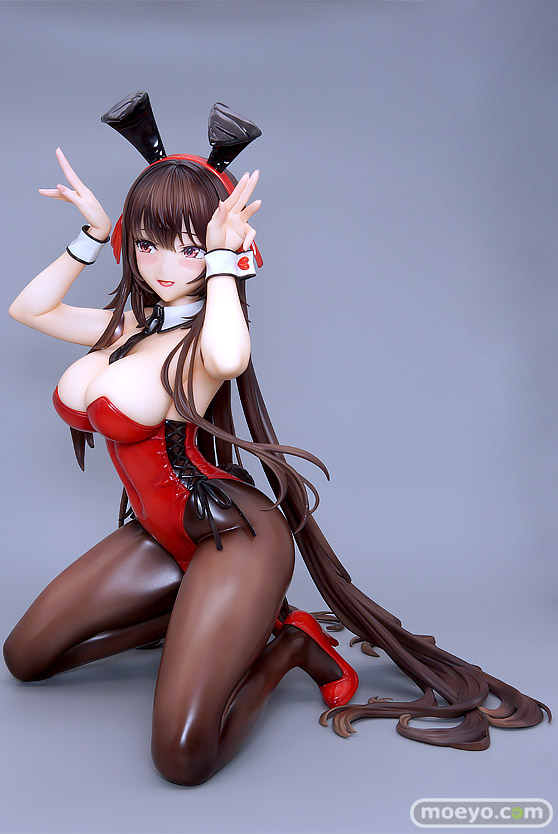 カーニバル 1/4スケールフィギュア　アマカノ2+　黒姫結灯　バニースーツver. きんぐさーもん muni エロ フィギュア キャストオフ A09