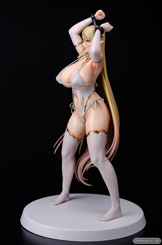 Q-six 黄昏の娼エルフ エイレーネ White ver. ノルグレコ K2 うさぎなごむ エロ キャストオフ フィギュア 08