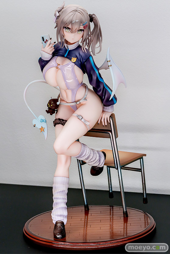 東京フィギュアギャラリー HobbyChaton 無口系ギャルサキュバス 篠宮ユキ Illustrated by sune Pt 良人 フィギュア 01