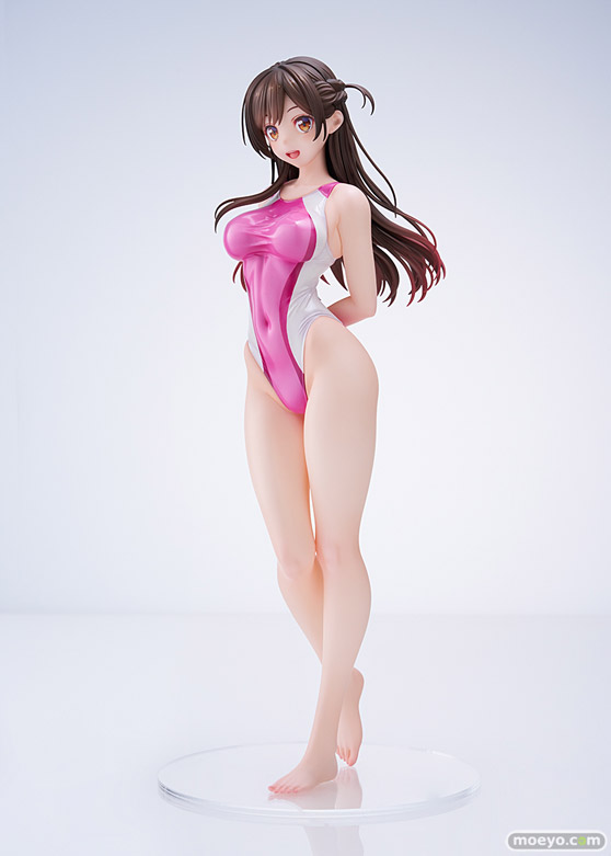 ホビージャパン 彼女、お借りします　水原千鶴 桃色ラインの競泳水着Ver. i-con 五日市歩 深井涼介 AMAKUNI 02