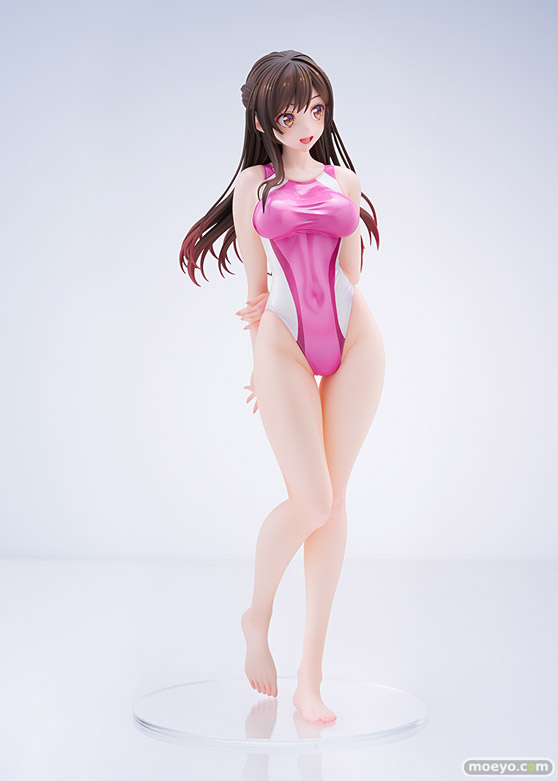 ホビージャパン 彼女、お借りします　水原千鶴 桃色ラインの競泳水着Ver. i-con 五日市歩 深井涼介 AMAKUNI 04
