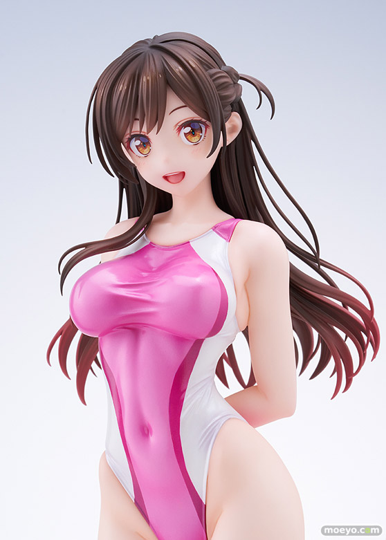 ホビージャパン 彼女、お借りします　水原千鶴 桃色ラインの競泳水着Ver. i-con 五日市歩 深井涼介 AMAKUNI 06