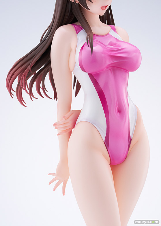 ホビージャパン 彼女、お借りします　水原千鶴 桃色ラインの競泳水着Ver. i-con 五日市歩 深井涼介 AMAKUNI 08