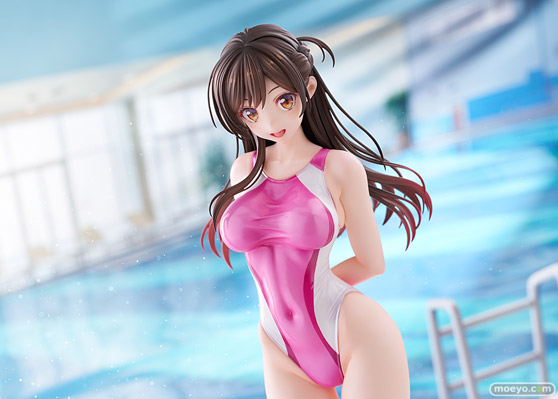 ホビージャパン 彼女、お借りします　水原千鶴 桃色ラインの競泳水着Ver. i-con 五日市歩 深井涼介 AMAKUNI 12