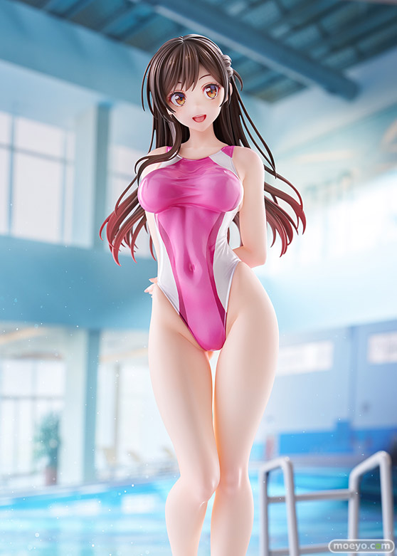 ホビージャパン 彼女、お借りします　水原千鶴 桃色ラインの競泳水着Ver. i-con 五日市歩 深井涼介 AMAKUNI 13