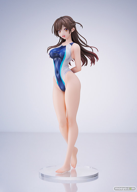 ホビージャパン 彼女、お借りします　水原千鶴 桃色ラインの競泳水着Ver. i-con 五日市歩 深井涼介 AMAKUNI 18