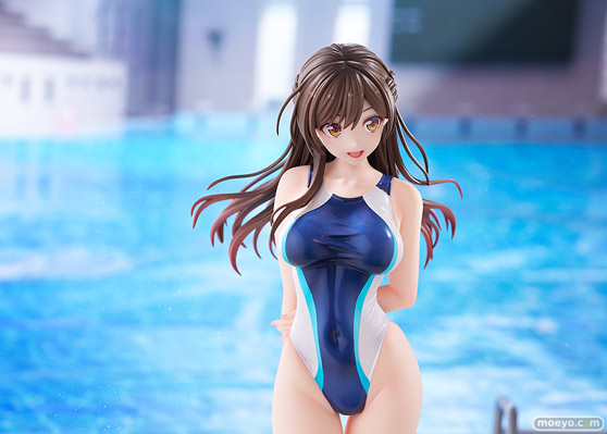 ホビージャパン 彼女、お借りします　水原千鶴 桃色ラインの競泳水着Ver. i-con 五日市歩 深井涼介 AMAKUNI 27
