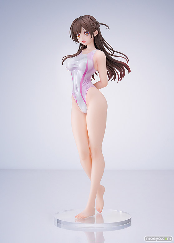 ホビージャパン 彼女、お借りします　水原千鶴 桃色ラインの競泳水着Ver. i-con 五日市歩 深井涼介 AMAKUNI 32