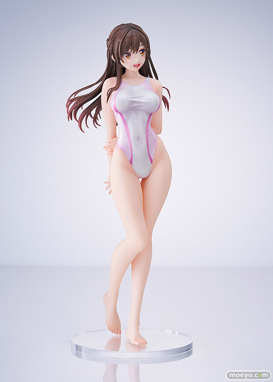 ホビージャパン 彼女、お借りします　水原千鶴 桃色ラインの競泳水着Ver. i-con 五日市歩 深井涼介 AMAKUNI 34