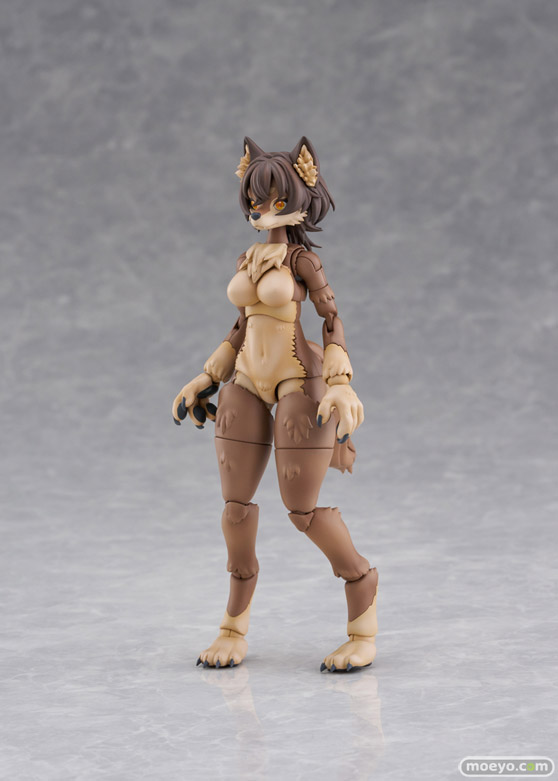 アオシマ 選んで作れる！可愛いケモノたちの可動プラモデル「けもプラ」 「 カオマニー」、「ニホンオオカミ」、「ヒトパーツセット[カラーA]」、「ぶらんこ」22