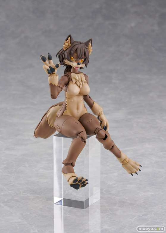 アオシマ 選んで作れる！可愛いケモノたちの可動プラモデル「けもプラ」 「 カオマニー」、「ニホンオオカミ」、「ヒトパーツセット[カラーA]」、「ぶらんこ」26