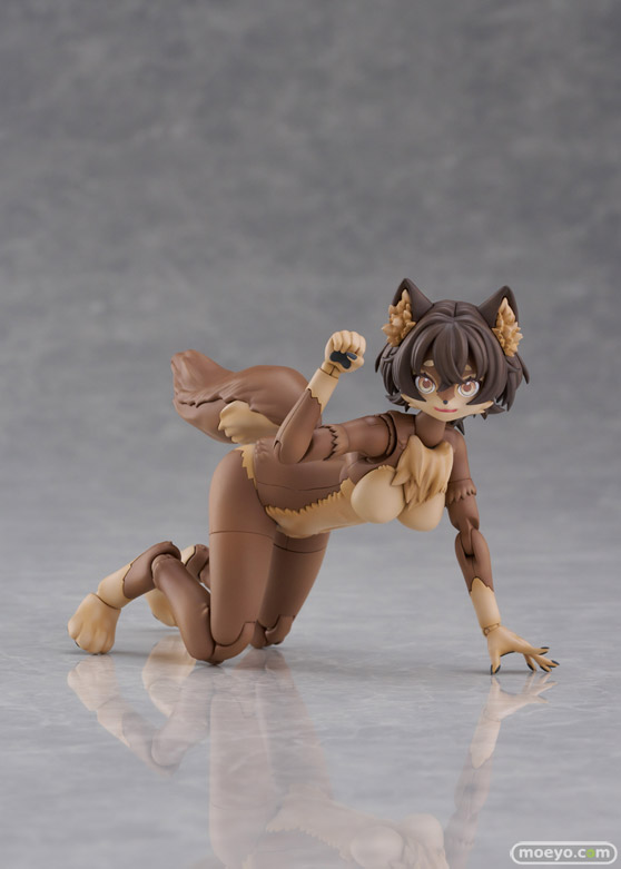 アオシマ 選んで作れる！可愛いケモノたちの可動プラモデル「けもプラ」 「 カオマニー」、「ニホンオオカミ」、「ヒトパーツセット[カラーA]」、「ぶらんこ」32