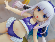 回天堂新作美少女フィギュア「小林さんちのメイドラゴン カンナカムイ はまべでウキウキ水着Ver.(紫)」予約受付開始!