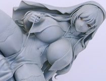 【WF2025夏】【アダルトフィギュア】桃色みんとさんのイラストを立体化!PartyLook新作エロフィギュア「シスター アリシア」監修中原型が展示!