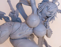 【WF2025夏】MAGI ARTS新作美少女フィギュア「バニースーツプランニング ソフィア・F・シャーリング 忍者Ver.」監修中原型が展示！
