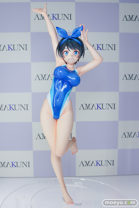 ホビージャパン AMAKUNI 深井涼介 五日市歩 i-con スイムスーツシルエット　彼女、お借りします　更科瑠夏 競泳水着Ver. メガホビEXPO2025 フィギュア 01