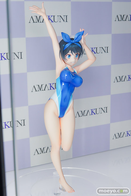 ホビージャパン AMAKUNI 深井涼介 五日市歩 i-con スイムスーツシルエット　彼女、お借りします　更科瑠夏 競泳水着Ver. メガホビEXPO2025 フィギュア 02