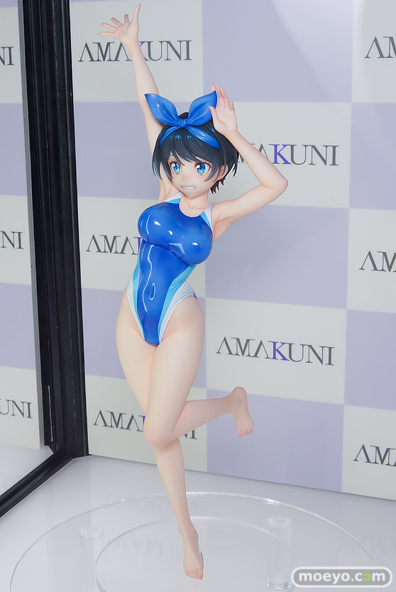 ホビージャパン AMAKUNI 深井涼介 五日市歩 i-con スイムスーツシルエット　彼女、お借りします　更科瑠夏 競泳水着Ver. メガホビEXPO2025 フィギュア 03