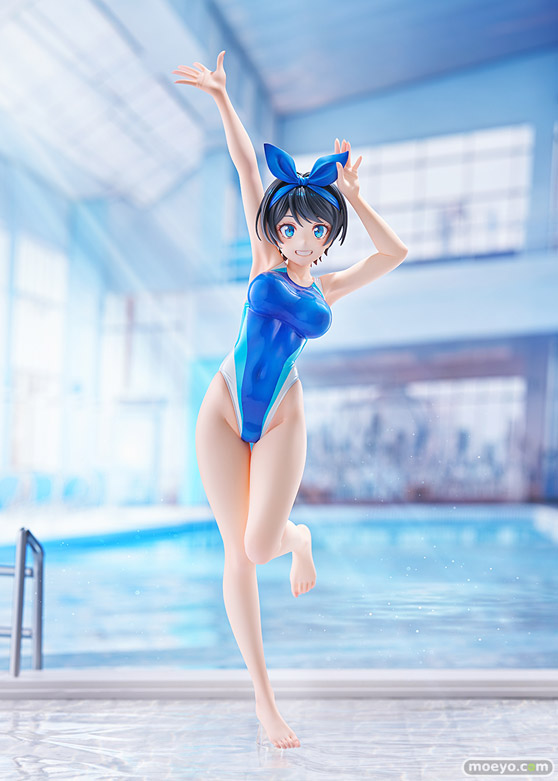 ホビージャパン AMAKUNI 深井涼介 五日市歩 i-con スイムスーツシルエット　彼女、お借りします　更科瑠夏 競泳水着Ver. メガホビEXPO2025 フィギュア 20