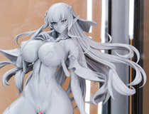 【エロホビ12】【アダルトフィギュア】ロケットボーイ新作エロフィギュア「対魔忍RPGX エレオノール」製作中原型が展示！