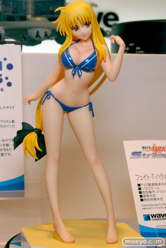 2014 第54回 全日本模型ホビーショー　画像　フィギュア　サンプル　レビュー　ウェーブ　BEACH QUEENS 魔法少女リリカルなのはStrikerS フェイト・T・ハラオウン Ver.2　01
