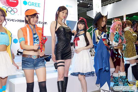 東京ゲームショウ2014　コスプレ　イベント　コンパニオン　画像　写真　レポート　GREE