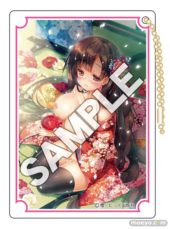 花畑と美少女 櫻:COMIC阿吽Pin-up アクリルアートコレクションSP アダルトキーチェーン 03