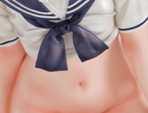 【アダルトフィギュア】肉感少女シリーズより、半裸で登校することが常識となった世界で過ごす少女、須藤さんが新登場。