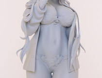 【WF2025冬】ASCENDIA新作美少女フィギュア「Machi パジャver.」監修中原型が展示!